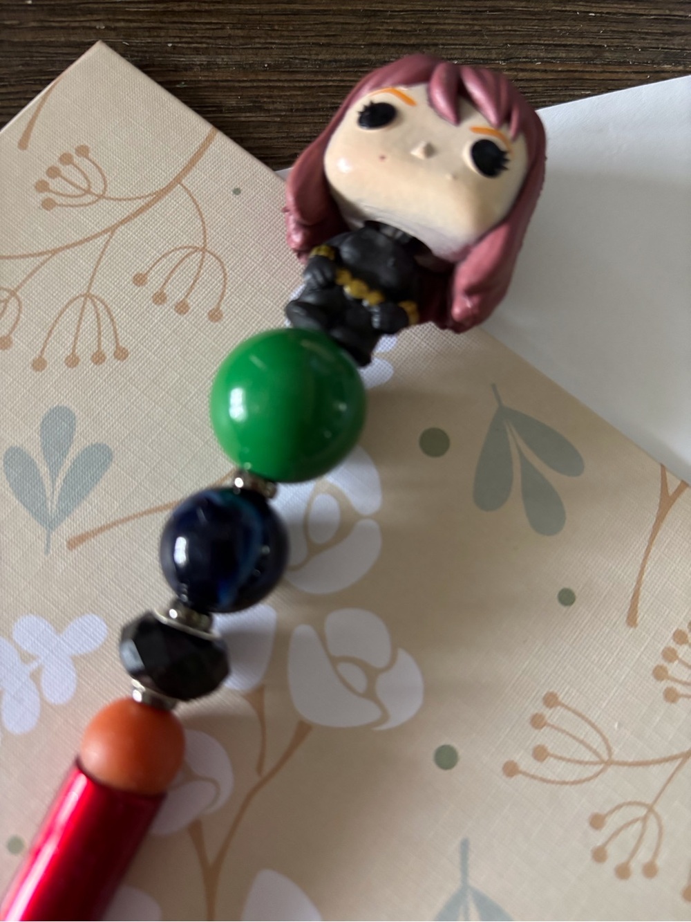 Marvel : Black Widow Handmade beaded pen